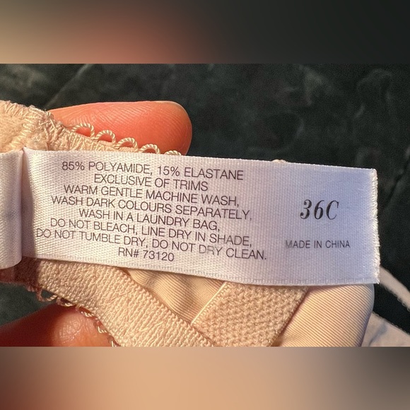 2/$20 🍭 Frederick’s of Hollywood Lace Bra (36C) Nude - Picture 7 of 7